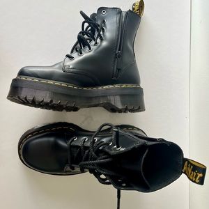 Jadon Black Platform Dr. Martens - US Women’s 8